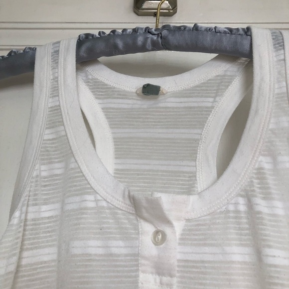 FOSSIL Y2K White Burnout Racerback Tank XS - Picture 7 of 14